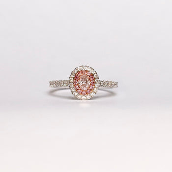 argyle pink diamond engagement ring