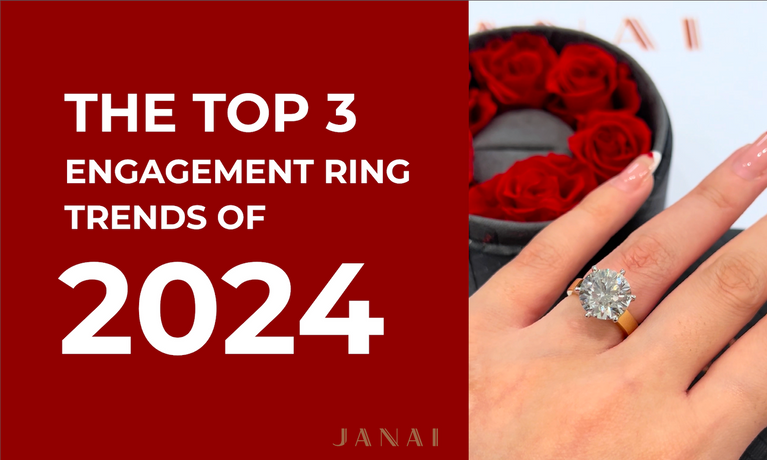 Top 3 Latest Engagement Ring Trends 2024