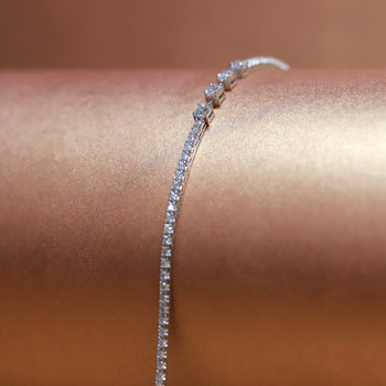 Diamond Tennis Cuff Bracelet  BE LOVED Jewelry