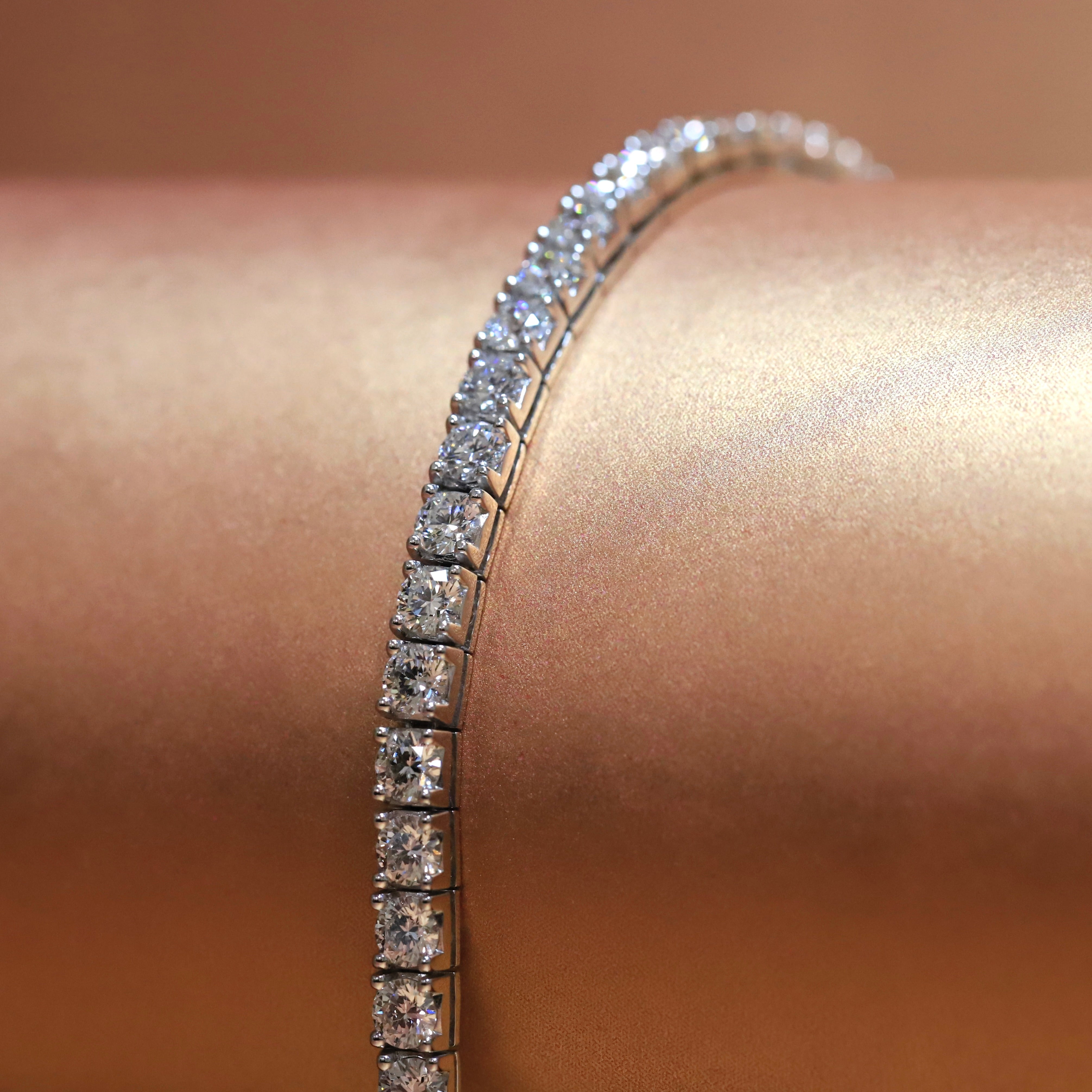 2.9mm Champagne Diamond Tennis Bracelet – Wendy Nichol
