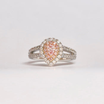 argyle pink ring