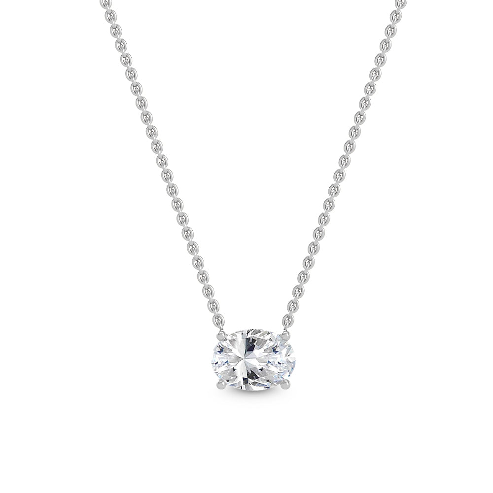 18ct White Gold 0.67ct Diamond Scatter Necklace – Allum & Sidaway