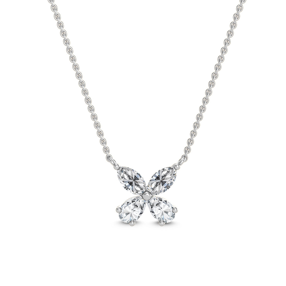 Marquise diamond pendant deals necklace