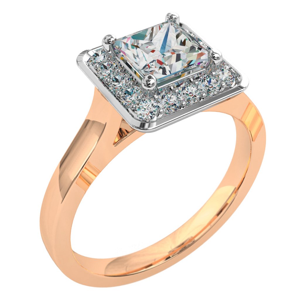 Princess Halo Diamond Ring — Salvatore & Co.