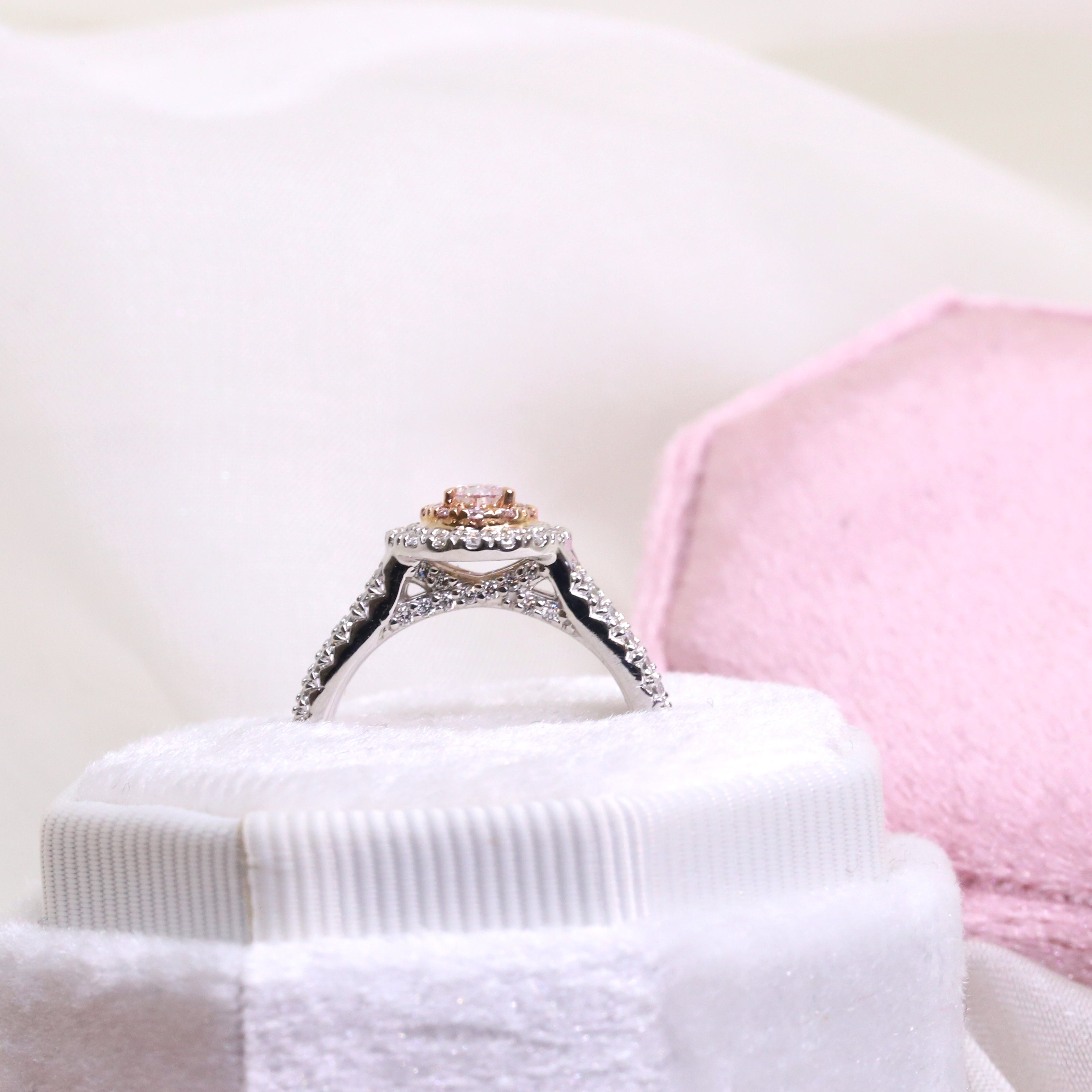 Tickle Pink Diamond Ring